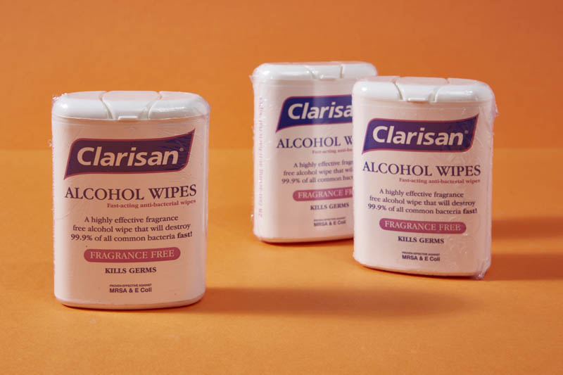 shrink wrapped clarisan product