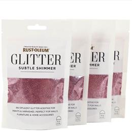 3 glitter pouches