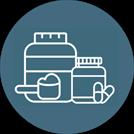 Food contract packing icon